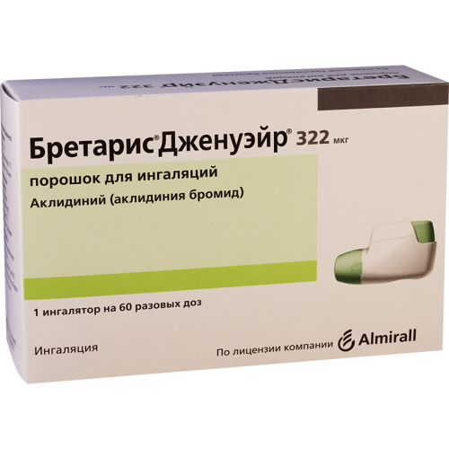 ბრეტარისი ჯენუე322მკგ/დ.60დ ფხ