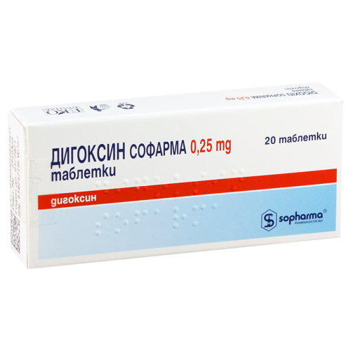 დიგოქსინი 0.25მგ #20ტ(სოფარ)