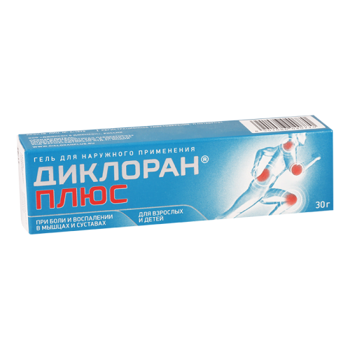 დიკლორანი პლუსი 30გ გელი