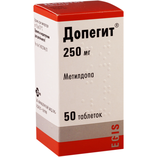 დოპეგიტი 250მგ #50ტ
