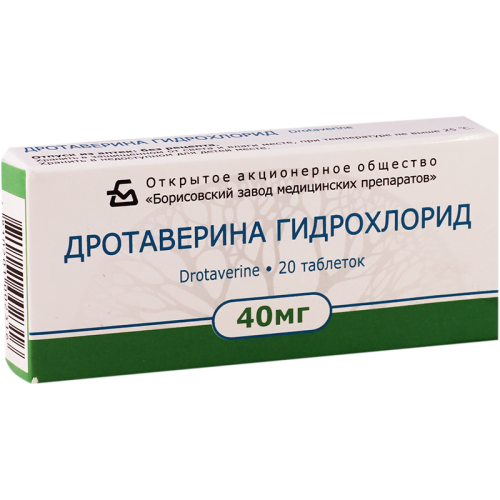 დროტავერინი 40მგ #20ტ