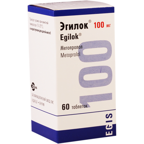 ეგილოკი 100მგ #60ტ