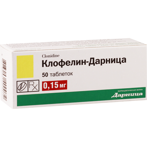 კლოფელინი 0.15მგ #50ტ(დარნიცა)
