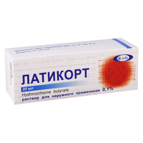 ლატიკორტი 0.1% 20მლ ხსნ