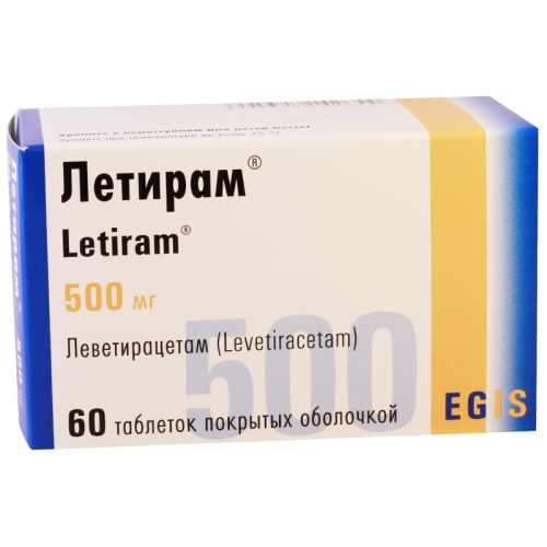 ლეტირამი 500მგ #60ტ