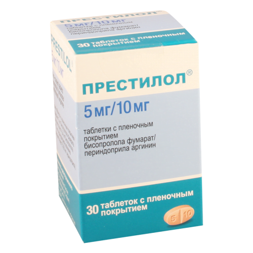პრესტილოლი 5/10მგ #30ტ