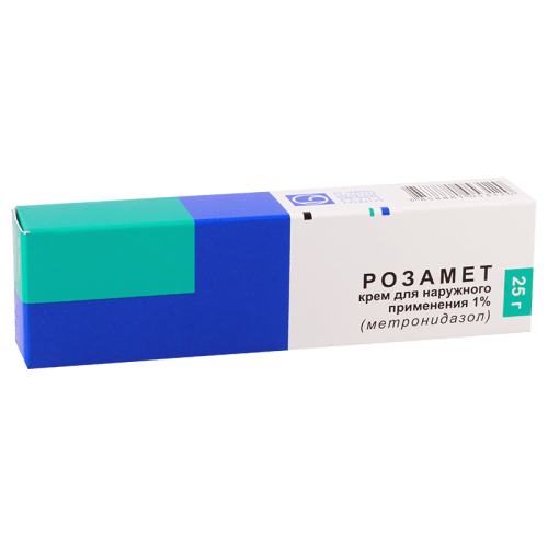 როზამეტი კრემი 1% 25გ ტუბ