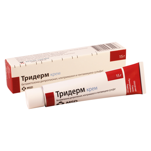 ტრიდერმი კრემი 15გ ტუბ