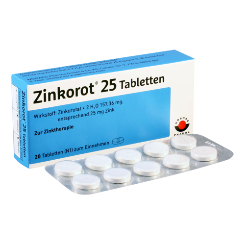 ცინკოროტი 25მგ #20ტ